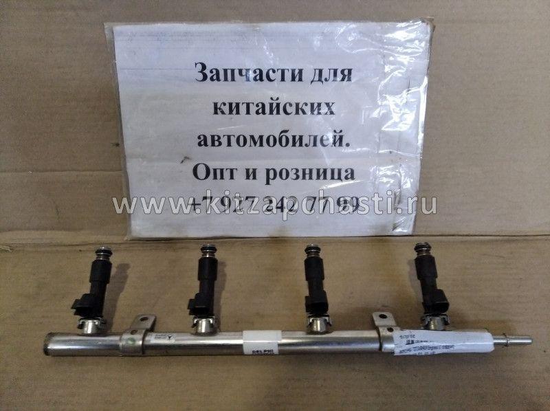 Рампа топливная (в сборе с форсунками) Geely Emgrand X7 NEW 1016050452